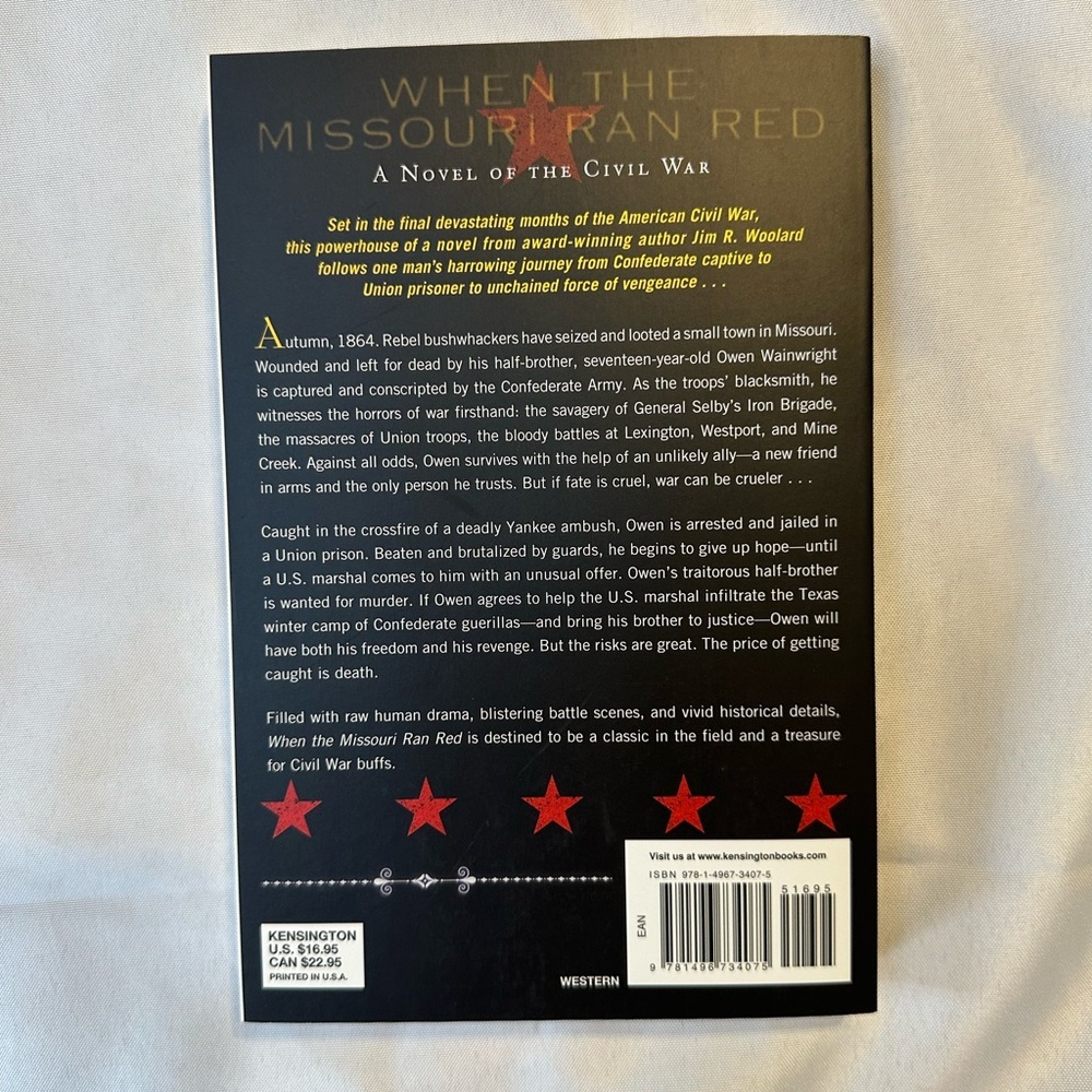 When the Missouri Ran Red Book - Picture 2 of 3